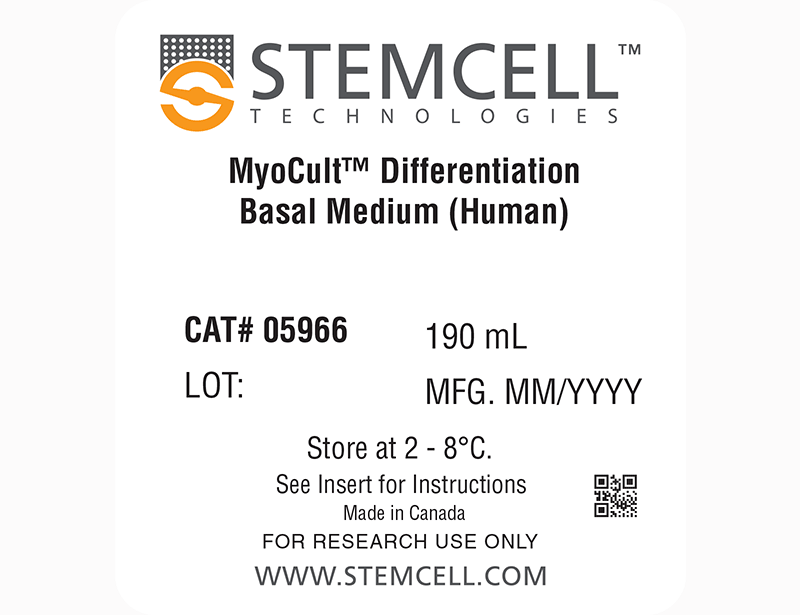 MyoCult™ Differentiation Kit (Human)