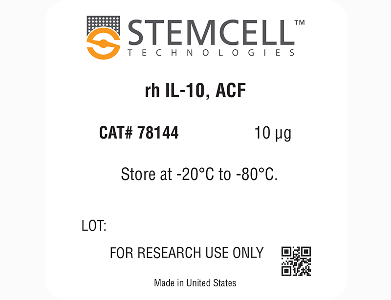 Human Recombinant IL-10, ACF