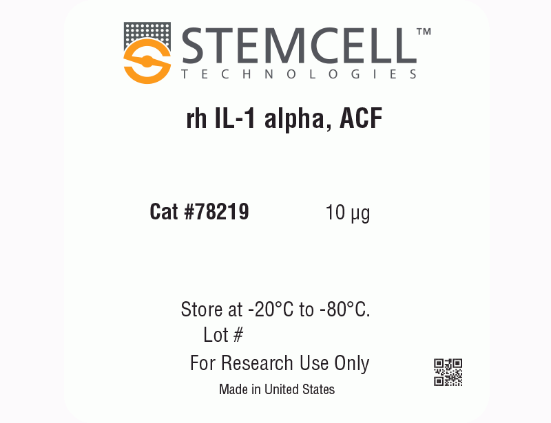 Human Recombinant IL-1 alpha, ACF