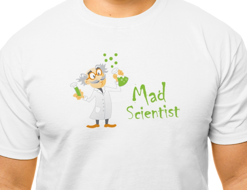 Mad scientist T-shirt